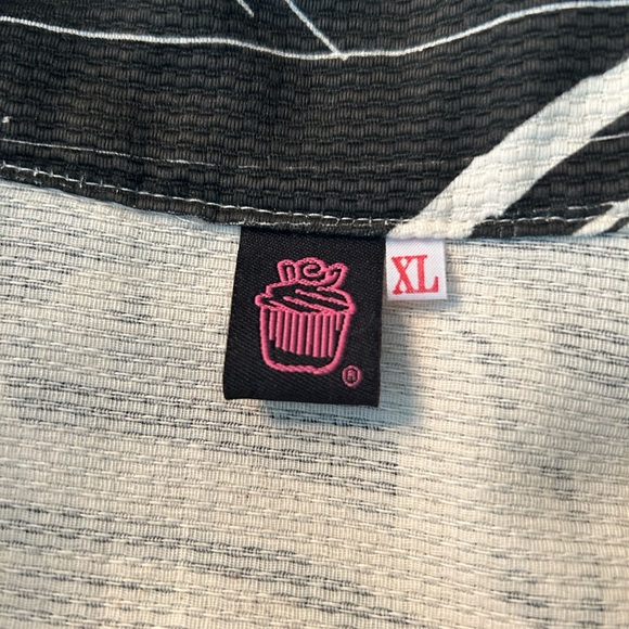 Cupcake International Lagenlook Art to Wear Abstract Slouchy Jacket XL - Picture 11 of 14